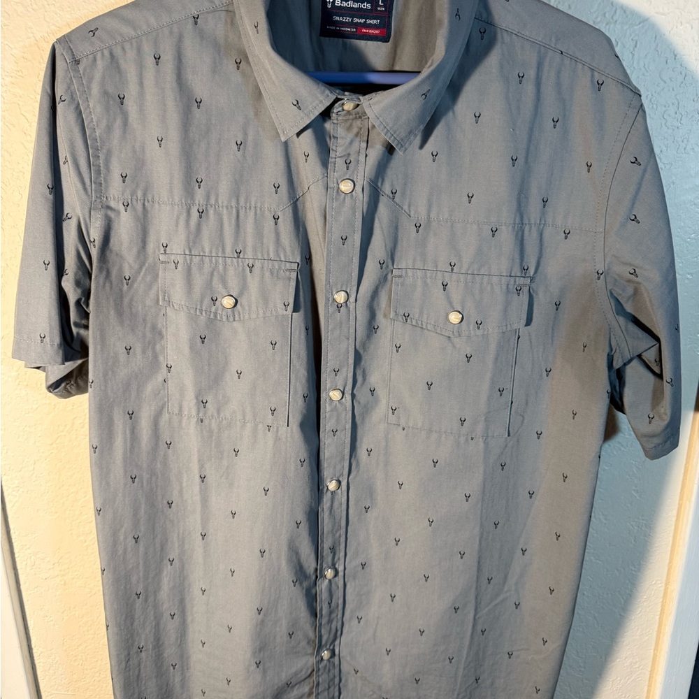 Badlands snazzy snap shirt